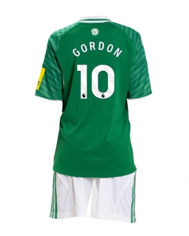 Newcastle United Anthony Gordon #10 Maglia Gara Trasferta Repliche 2025-26 Bambino Maniche Corte